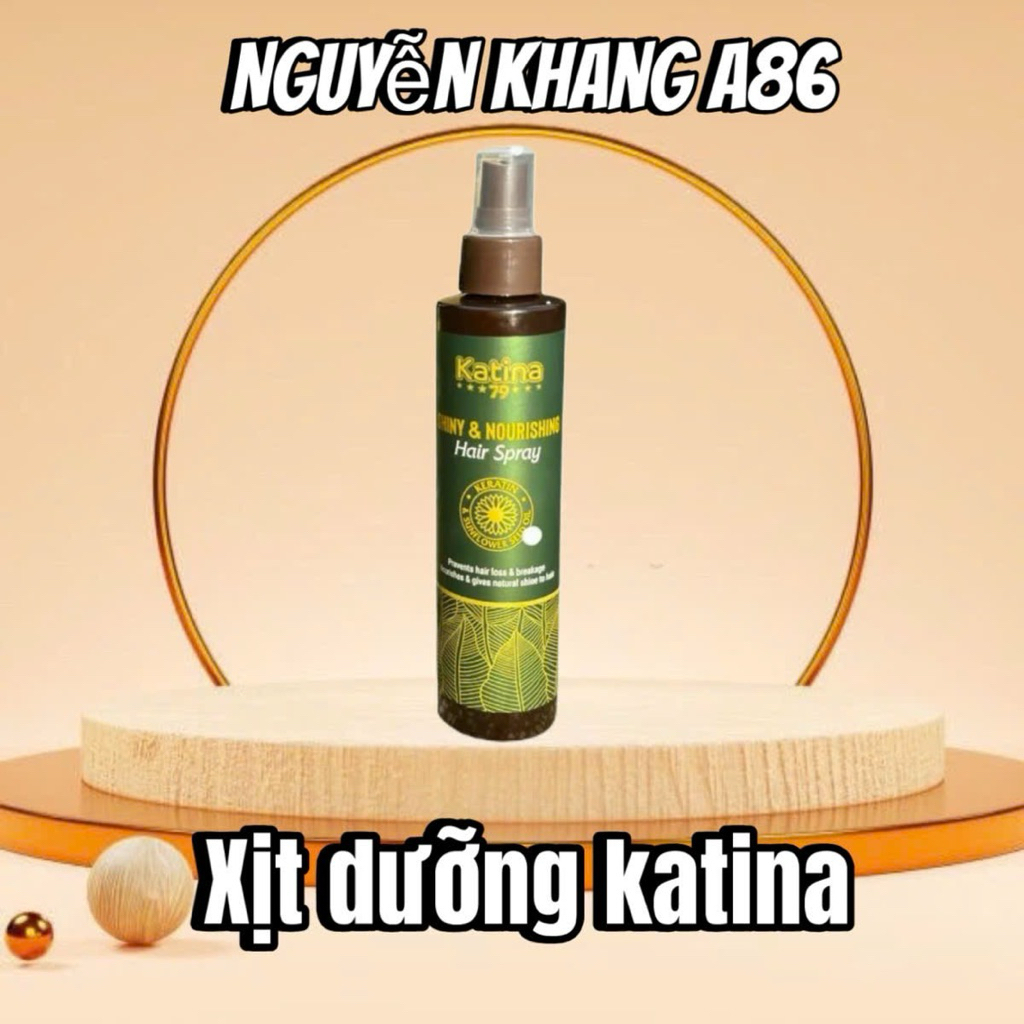 CHAI XỊT DƯỠNG TÓC kATINA DUNG TÍCH 220ML