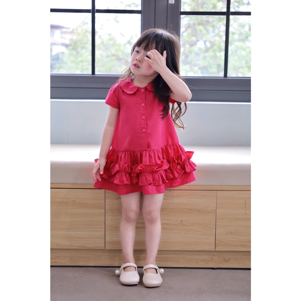 POOL KIDS_ VÁY ĐUÔI CÁ HỒNG SEN