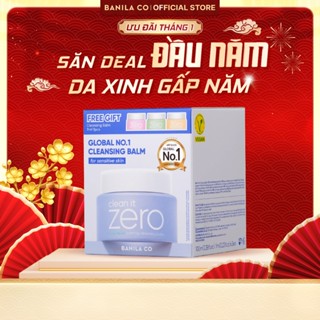   Hàng mới về  Set Sáp tẩy trang Banila Co C​l​e​a​n i​t Z​e​r​o C​l​e​a​n​s​i​n​g Calming 100ML + 3 Mini Balm 7ML 