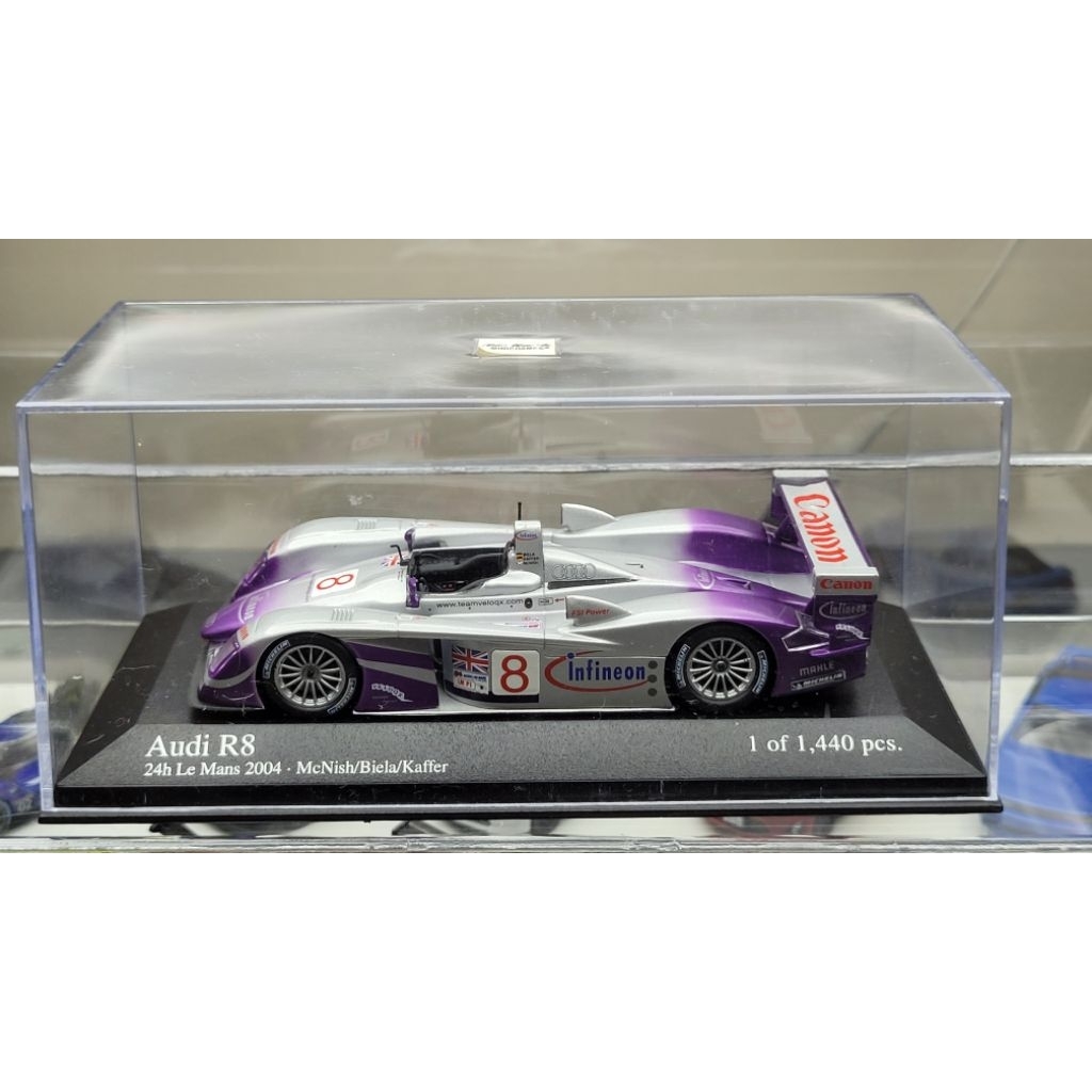 Xe mô hình Audi R8 24h Le Mans 2004