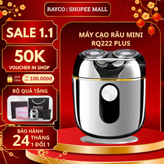  Máy cạo râu Rayco Plus RQ-222 máy cạo râu mini chính hãng vỏ hợp kim cao cấp chống nước IPX7 hộp quà tặng 