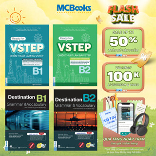 Sách - Combo Destination + VSTEP - Luyện thi chứng chỉ Tiếng Anh trình độ B1,B2 MCBooks