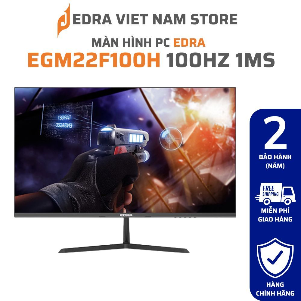 MÀN HÌNH PC EDRA EGM22F100H 22" IPS 100HZ 1MS CHÍNH HÃNG BẢO HÀNH 2 NĂM