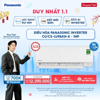   LIVESTREAM  Máy lạnh  Điều hòa Panasonic Inverter CU CS-LU9AKH-8 - 1HP-Một chiều - ECO AI 