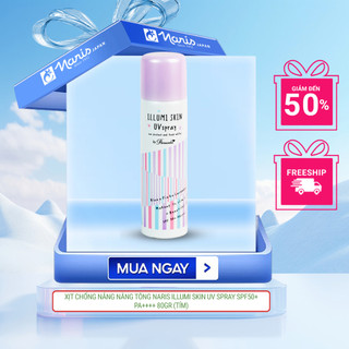   VHL  Xịt chống nắng nâng tông thon gọn Naris Parasola Illumi Skin UV Spray SPF50+   PA++++ 80g 