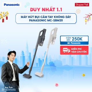   NHẬP ELPN500Q GIẢM 15% TỐI ĐA 500K  Máy Hút Bụi Cầm Tay Không Dây Panasonic MC-SBM20 - Đa năng - Siêu nhẹ 
