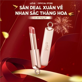  Son dưỡng căng bóng Athé Authentic Lip Glowy Balm cho đôi môi rạng rỡ siêu mềm mịn 3.4g 