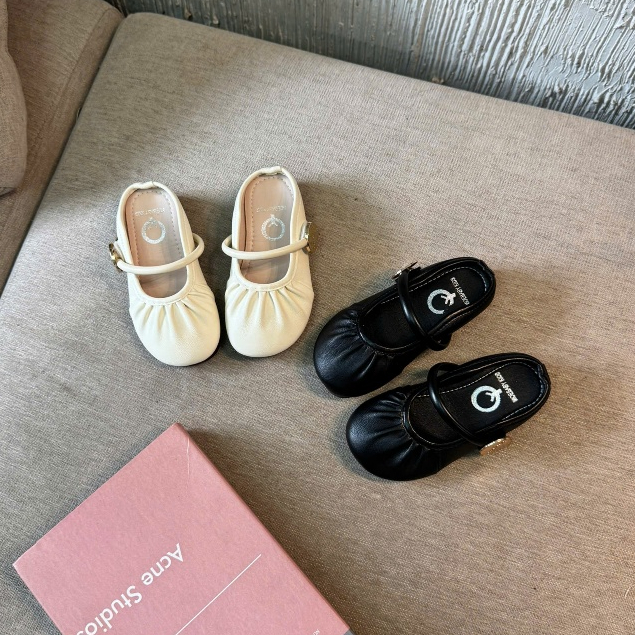 [Form nhỏ tăng 1 size] Giày sục hở gót búp bê cho bé gái da mềm phong cách tiểu thư