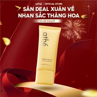  Kem chống nắng dưỡng ẩm Athé Vegan Relief Sun Essence cho làn da mịn màng rạng rỡ 40ml 