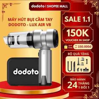 Máy hút bụi cầm tay dodoto mini không dây 3 tốc độ động cơ phản lực Bảo hành 24 tháng 