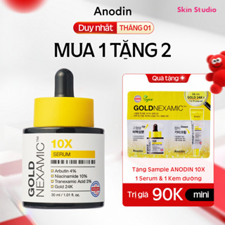  Serum dưỡng sáng mờ thâm nám đa tầng Goldnexamic 10X Anodin 30ml - Skin Studio 