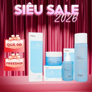 Combo B5 phục hồi, làm dịu, cấp ẩm sâu dành cho mọi loại da Orignic ( Toner, Serum, Kem)