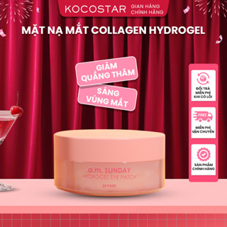  Mặt nạ mắt Collagen Hydrogel Kocostar giảm quầng thâm sáng vùng mắt - 48 miếng 