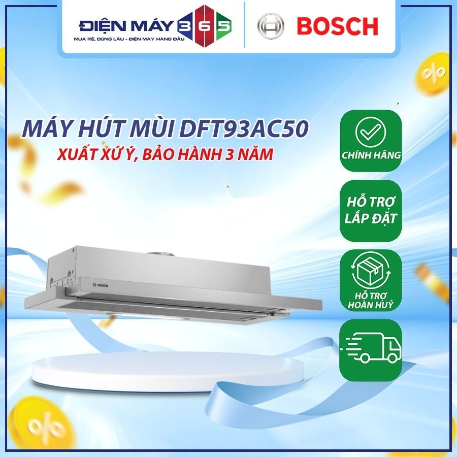 Máy Hút Mùi Âm Tủ Bosch DFT93AC50 – Công Suất Mạnh, Thiết Kế Gọn Gàng