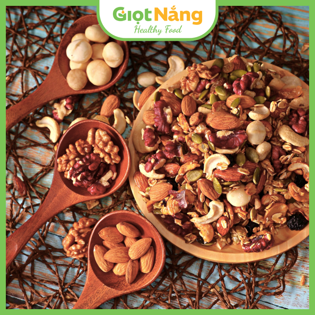 Granola Hạt Ngũ Cốc Dinh Dưỡng Ăn Sáng từ Giọt Nắng