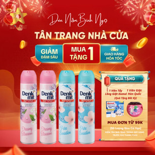  Bình xịt thơm phòng Denkmit Pure Sensation hương hoa giúp khử mùi hôi trong không khí 300 ml - Hàng nhập khẩu Đức 