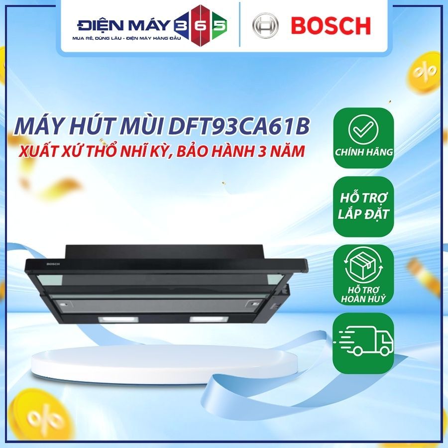 MÁY HÚT MÙI BOSCH DFT93CA61B SERIE 2 KÍCH THƯỚC 90 CM
