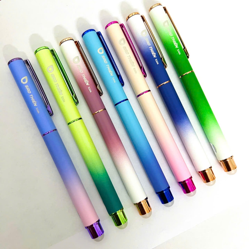 Combo Bút Sao Thiên S226 Viết Bài Hằng Ngày + Mực Tẩy Xóa | SAO THIEN