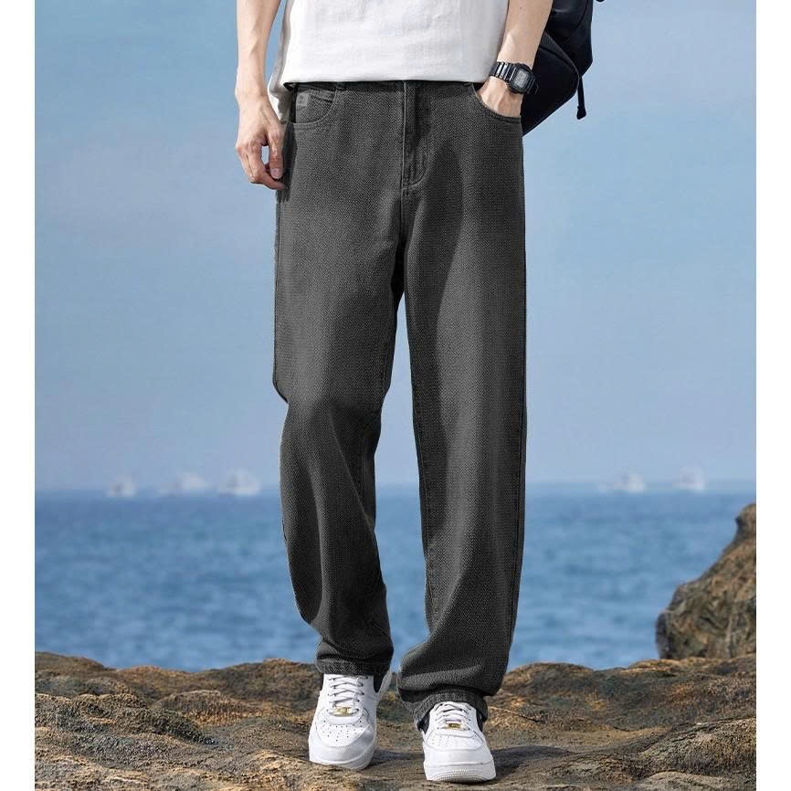 Quần Jean Chất Độc Lạ Ống Suông Form Rộng Phong Cách Hàn Quốc, Dành Cho Cả Nam/Nữ 3 Màu Hot Trend - Jean683 | BigBuy360 - bigbuy360.vn