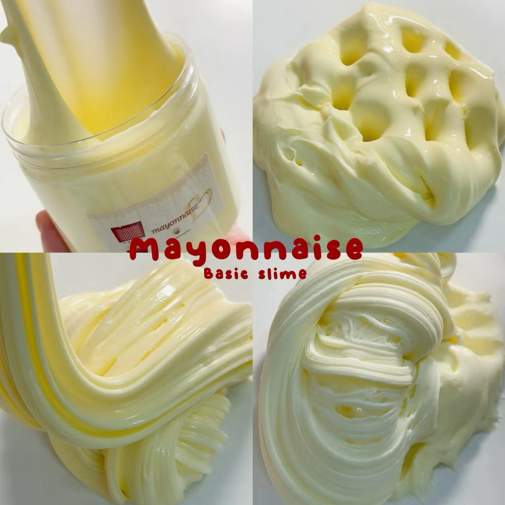 Basic Slime / Slime “ Xốt Mayonnaise “ / Slime Cơ Bản, Slime Bóng / Slime Haphuonganhuy