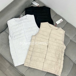 Áo gile nữ siêu nhẹ cúc bấm 26ak02