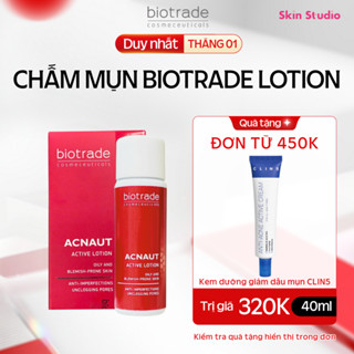   HỎA TỐC HN  Dung dịch chấm mụn BIOTRADE ACNAUT ACTIVE LOTION 15ml giảm mụn sưng - Skin Studio 