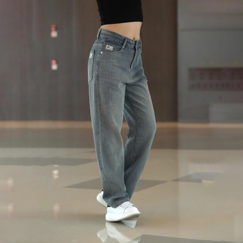 Quần Jean Chất Độc Lạ Ống Suông Form Rộng Phong Cách Hàn Quốc, Dành Cho Cả Nam/Nữ 3 Màu Hot Trend - Jean683 | BigBuy360 - bigbuy360.vn