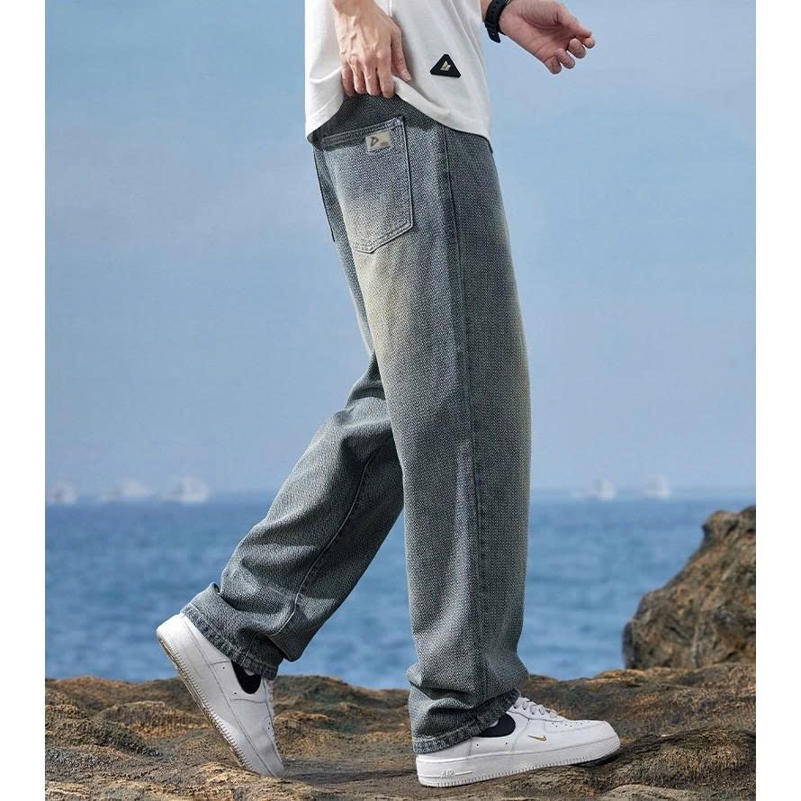 Quần Jean Chất Độc Lạ Ống Suông Form Rộng Phong Cách Hàn Quốc, Dành Cho Cả Nam/Nữ 3 Màu Hot Trend - Jean683 | BigBuy360 - bigbuy360.vn