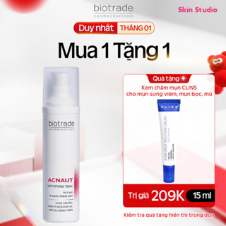  Nước hoa hồng BIOTRADE Acnaut Mattifying Tonic Toner giảm dầu ngừa mụn cân bằng vi sinh 60ml 