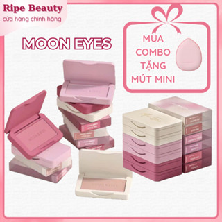   MOON EYES  Phấn Má Hồng Moon Eyes   MoonEyes Đơn Sắc Mịn Lì Tự Nhiên Matte Blush 6.5g 