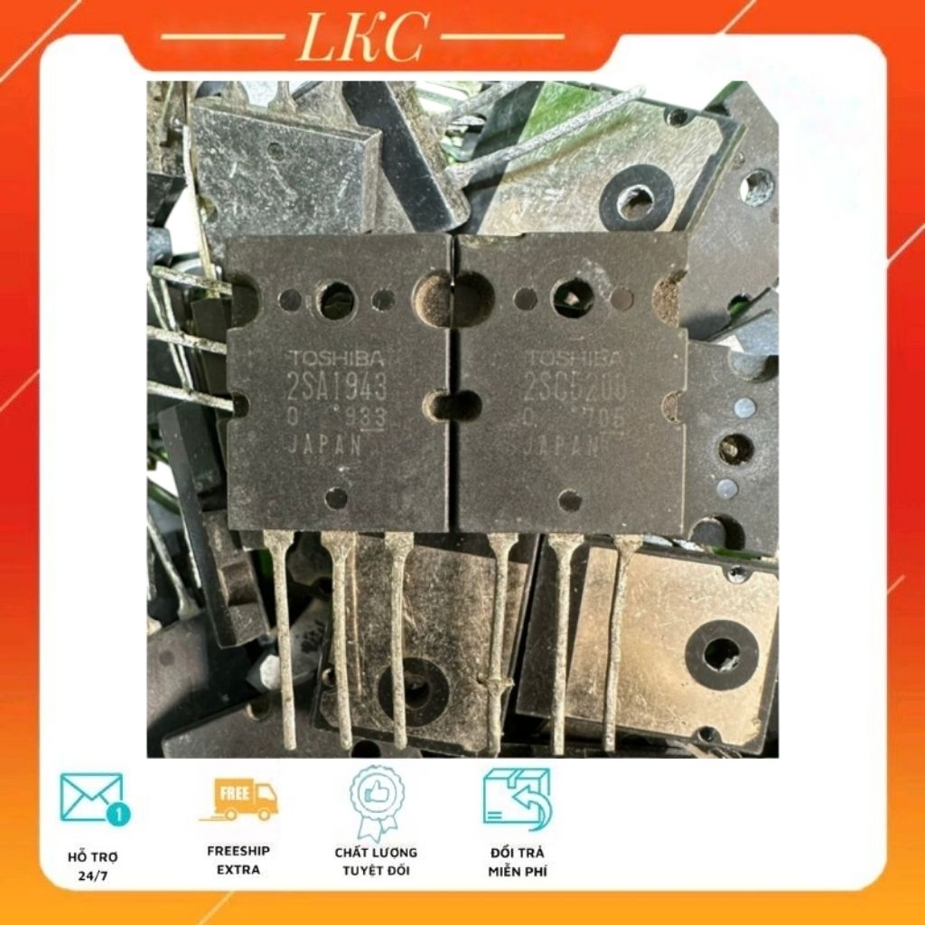 Sò âm ly TOSHIBA C5200+A1943 tháo amply Bose