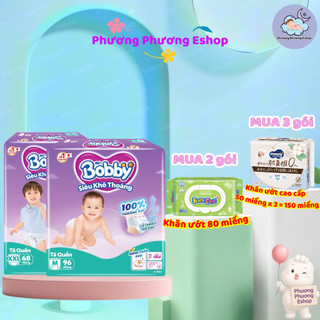  Tã bỉm quần Bobby ULTRA+ siêu tiết kiệm M96 L88 XL74 XL76 XXL68 XXL70  quà tặng giới hạn  