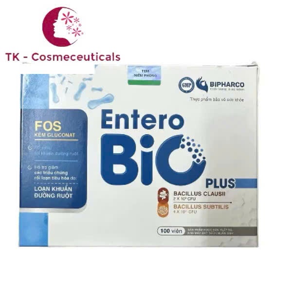 Men Entero Bio Plus Bổ Sung Lợi Khuẩn Đường Ruột, Hỗ Trợ Giảm Các Triệu Chứng Rối Loạn Tiêu Hóa Do L