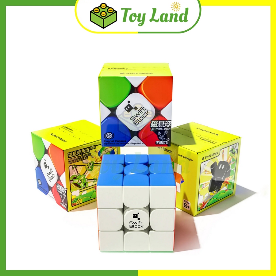 [Maglev] Rubik Gan Swift Block 355S 3x3 Maglev Rubic Gan Cube Nam Châm Khoan Lỗ Đồ Chơi Trí Tuệ