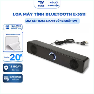  Loa Bluetooth E-350T Bass Mạnh Loa Kép 6W Loa Máy Vi Tính Để Bàn Kết Nối PC Laptop Điện Thoại 