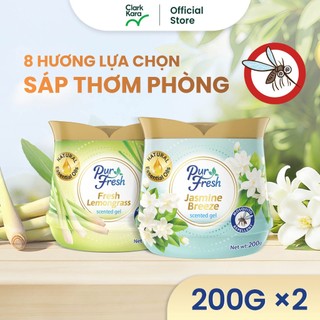  Combo 2 Sáp thơm phòng đuổi muỗi khử mùi PurFresh  chính hãng phù hợp cho phòng tắm phòng khách  200Gx2  