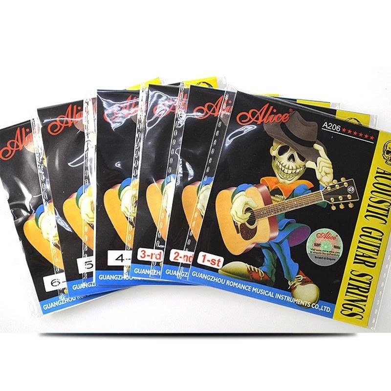 Dây Lẻ | Dây Đàn Guitar Acoustic Alice A206 size SL cỡ 11 sản phẩm chính hãng |Dây Đàn Guitar Acoust