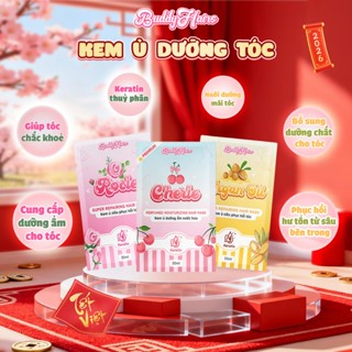  Ủ dưỡng tóc Kem phục hồi tóc Buddyhairs dành cho tóc khô xơ tóc yếu tóc nhuộm tẩy tóc làm xoăn tại nhà 