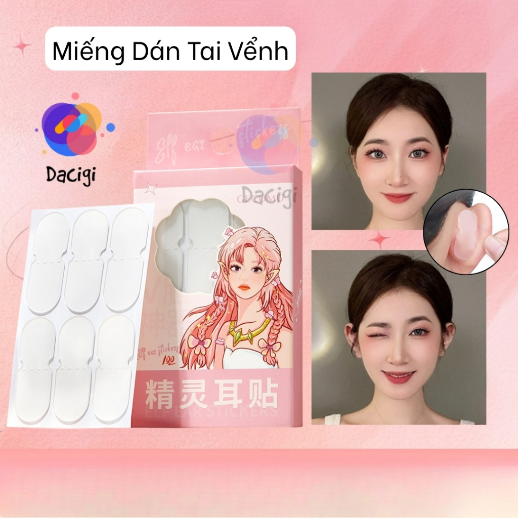 Miếng dán định hình tai vểnh giúp khuôn mặt nhỏ hơn và tai dựng tự nhiên khi trang điểm, chụp ảnh