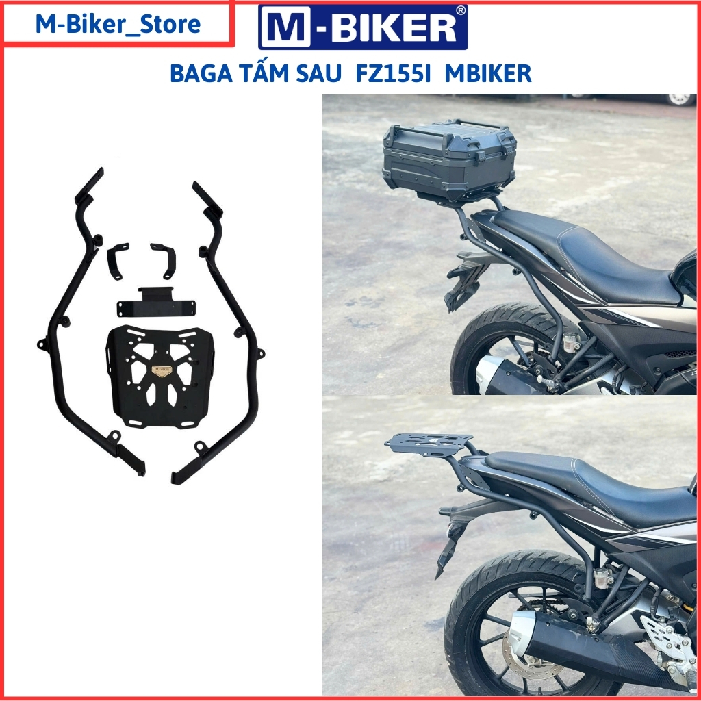 Baga FZ155, Baga sau FZ155, Baga hông FZ155, Baga gắn 3 thùng cho Yamaha FZ155i, MBiker