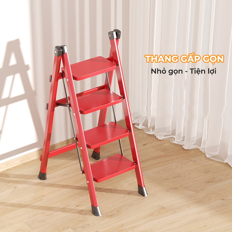Thang Gấp Gọn Thông Minh,Thang Ghế Đa Năng Cho Gia Đình Chịu Tải 150kg, Thang Thép Carbon Dày Dặn | BigBuy360 - bigbuy360.vn