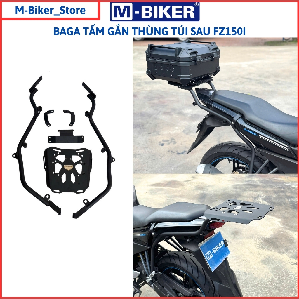 Baga FZ150, Baga sau FZ150, Baga hông FZ150, Baga gắn 3 thùng cho FZ150i, MBiker