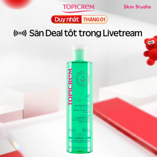  Sữa rửa mặt dạng gel cho da dầu mụn TOPICREM AC PURIFYING CLEANSING 200ml - Skin Studio 