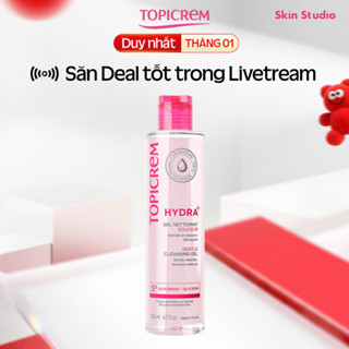  Gel rửa mặt dành cho da khô nhạy cảm TOPICREM GENTLE CLEANSING GEL 200ml - Skin Studio 