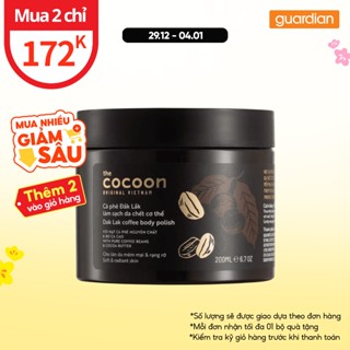  Cà Phê Đắk Lắk Làm Sạch Da Chết Cocoon 200ml 