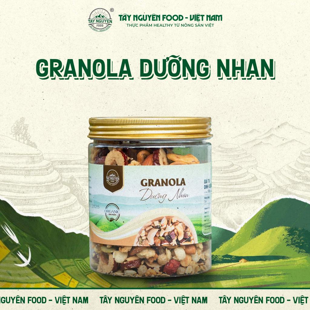 Granola Dưỡng Nhan Tây Nguyên Food - Việt Nam sấy mật ong không đường 300g
