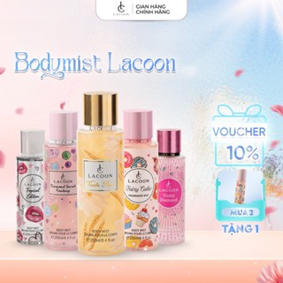  Xịt Thơm LACOON Body Mist 90ML – Hương Nước Hoa Nam Nữ Không Nồng Gắt Thơm Hàng Ngày 