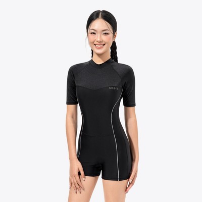 Đồ bơi nữ SOBIE liền thân tay lửng kín đáo và chống nắng Ori Luna