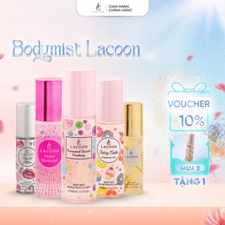  Xịt Thơm LACOON Body Mist 250ML – Hương Nước Hoa Nam Nữ Lưu Hương Lâu Không Nồng Gắt 