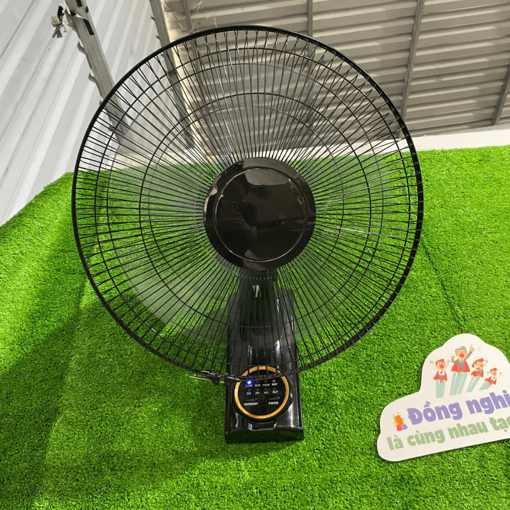 Quạt treo tường năng lượng mặt trời T318 (Đường kính cánh 16inch)